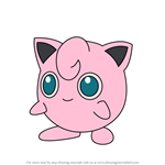 How to Draw Jigglypuff from Pokemon GO