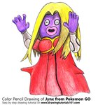 How to Draw Jynx from Pokemon GO
