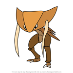 How to Draw Kabutops from Pokemon GO