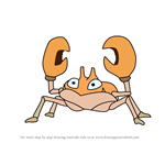 How to Draw Krabby from Pokemon GO