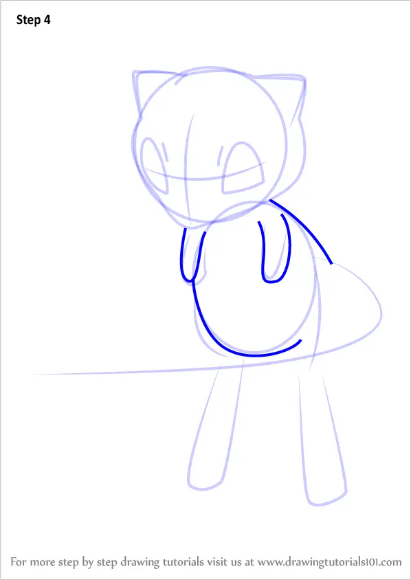 How to Draw Mew from Pokemon GO (Pokemon GO) Step by Step ...