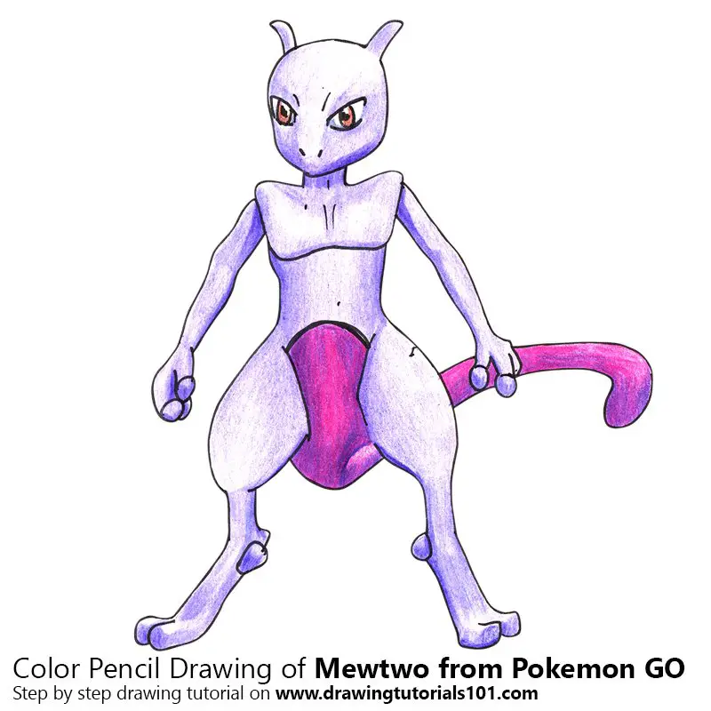 Carlos Arts - ❤️ Desenho do Mewtwo Pokémon Go 005 🎨 . ⏩    ⏪ . . 🖥️ r 📺 Carlos Arts 🎥 . ⏩   ⏪ . ❤️ Olá tudo bom!