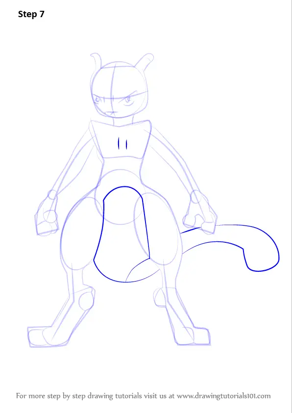 drawing is how video How GO Step from GO) Mewtwo Draw (Pokemon Learn Pokemon to