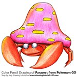 How to Draw Parasect from Pokemon GO