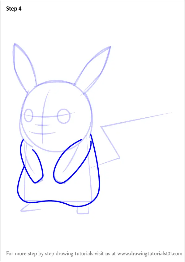 How to Draw Pikachu from Pokemon GO (Pokemon GO) Step by Step ...