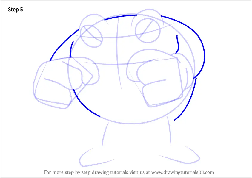 How to Draw Poliwrath from Pokemon GO (Pokemon GO) Step by Step ...