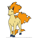 How to Draw Rapidash from Pokemon GO