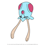 How to Draw Tentacool from Pokemon GO