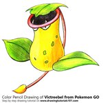 How to Draw Victreebel from Pokemon GO