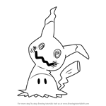 How to Draw Mimikyu from Pokemon Sun and Moon