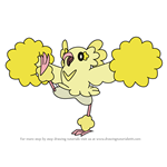 How to Draw Oricorio - Pom-Pom Style from Pokemon Sun and Moon