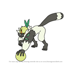 How to Draw Passimian from Pokemon Sun and Moon