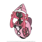 How to Draw Tapu Lele from Pokemon Sun and Moon