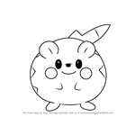 How to Draw Togedemaru from Pokemon Sun and Moon