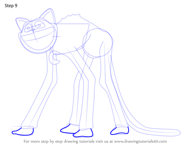 How to Draw CatNap from Poppy Playtime (Poppy Playtime) Step by Step ...