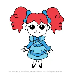 How to Draw Chibi Poppy from Poppy Playtime