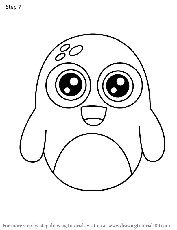 How to Draw Joy from Pou (Pou) Step by Step | DrawingTutorials101.com