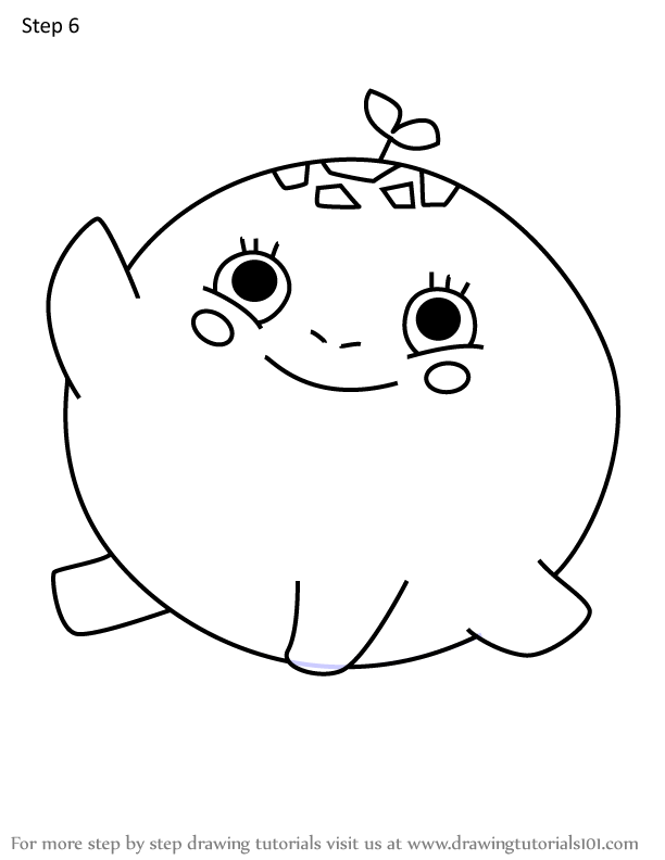 How to Draw My Tiny Pet from Pou (Pou) Step by Step ...