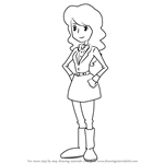 How to Draw Emmy Altava from Professor Layton