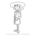 How to Draw Hanna from Professor Layton