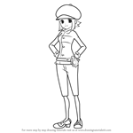 How to Draw Lucy Baker from Professor Layton