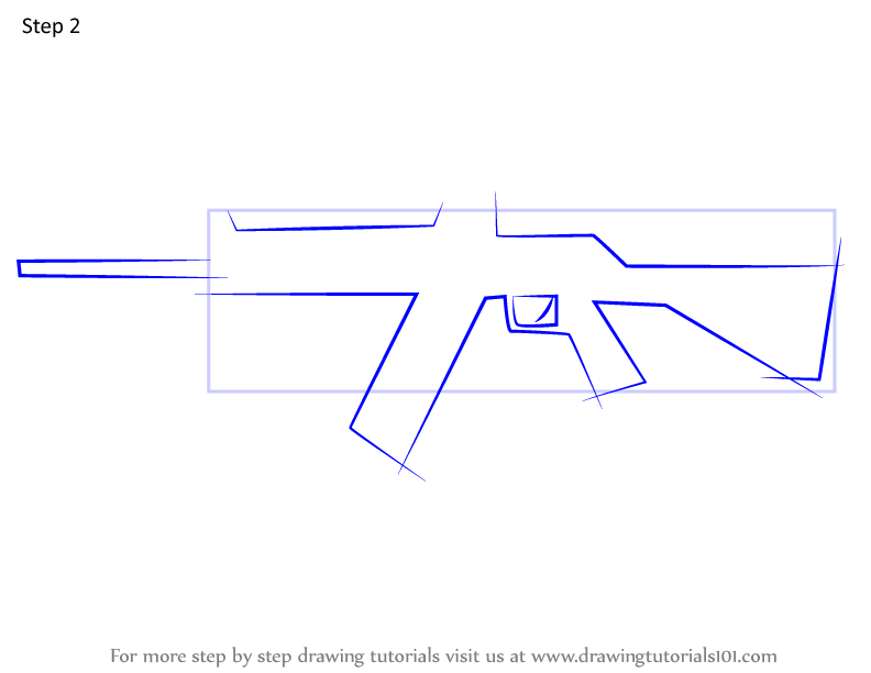 How To Draw Sasg-12 Shotgun From Rainbow Six Siege (rainbow Six Siege 