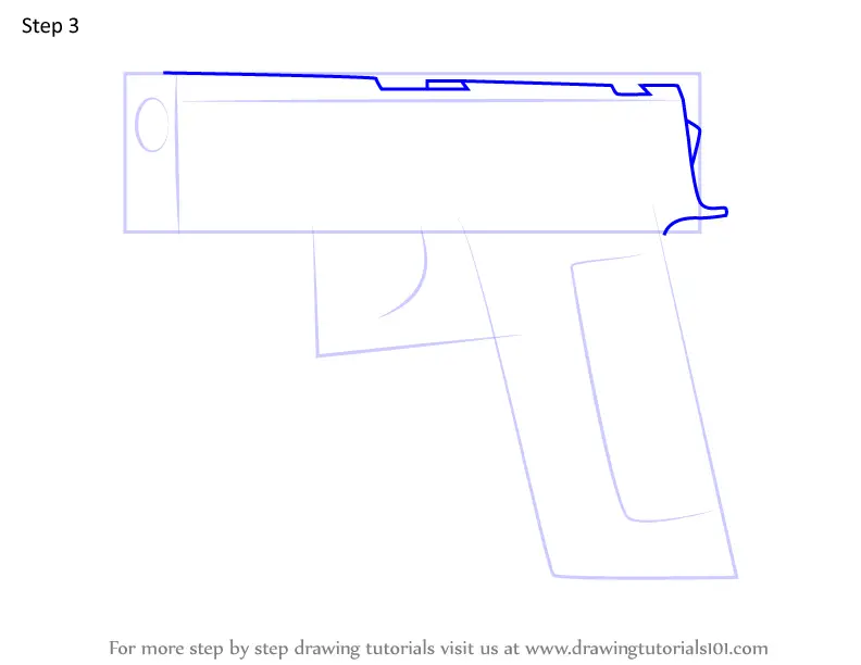 How to Draw SDP 9mm Handgun from Rainbow Six Siege (Rainbow Six Siege ...