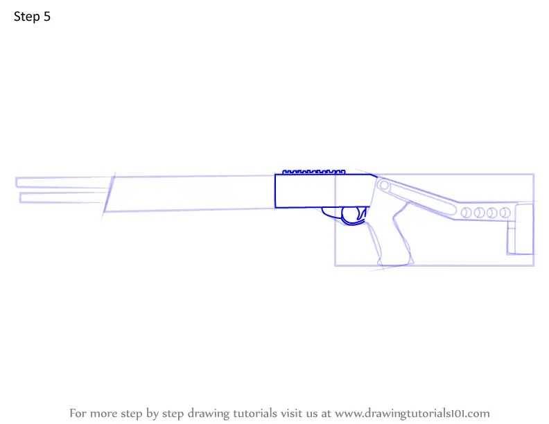 How to Draw SPAS-12 Shotgun from Rainbow Six Siege (Rainbow Six Siege ...