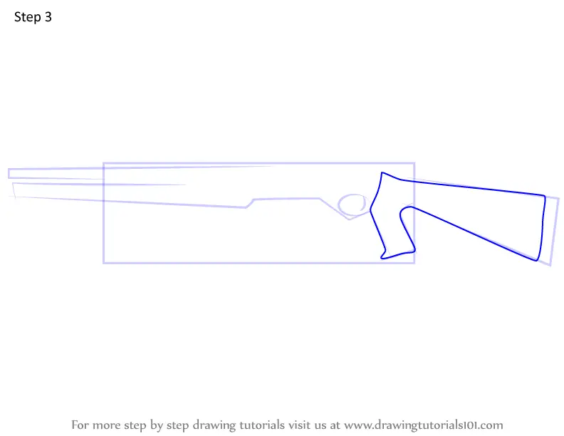 How to Draw SuperNova Shotgun from Rainbow Six Siege (Rainbow Six Siege ...