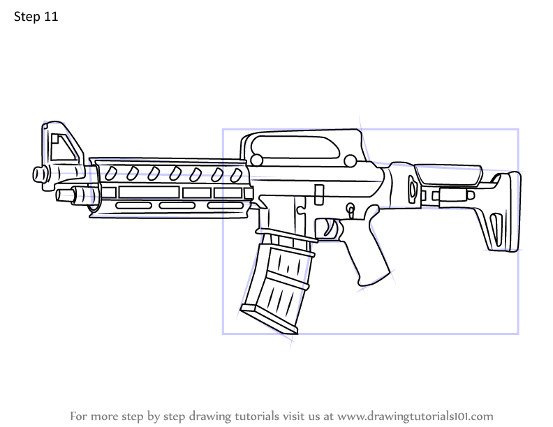 How to Draw TCSG12 Shotgun from Rainbow Six Siege (Rainbow Six Siege ...