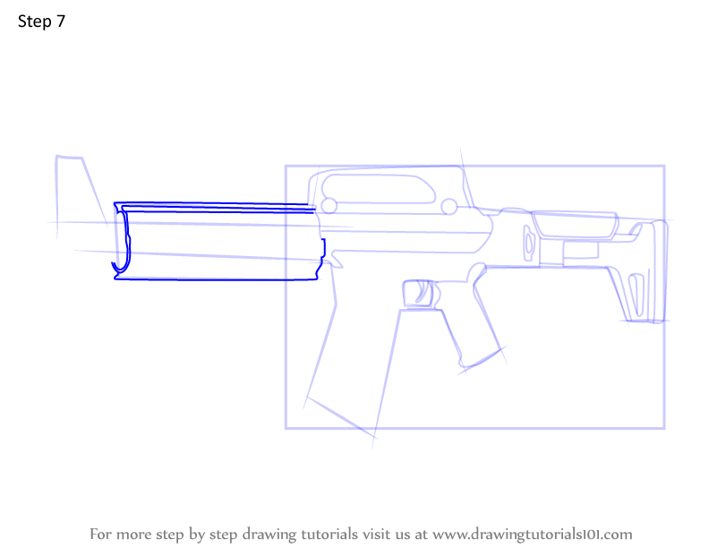 How to Draw TCSG12 Shotgun from Rainbow Six Siege (Rainbow Six Siege ...