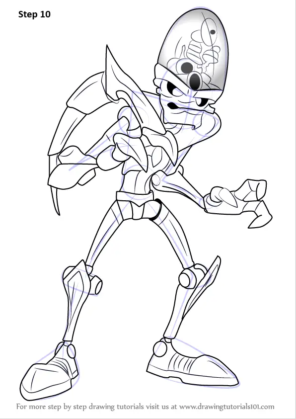 How to Draw Dr. Nefarious from Ratchet and Clank (Ratchet & Clank) Step