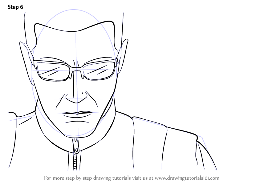 Learn How to Draw Albert Wesker from Resident Evil (Resident Evil) Step