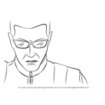 How to Draw Albert Wesker from Resident Evil