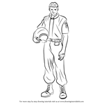 How to Draw Brad Vickers from Resident Evil