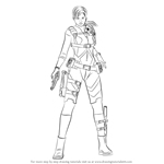 How to Draw Jill Valentine from Resident Evil