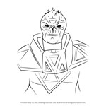 How to Draw Zinyak from Saints Row