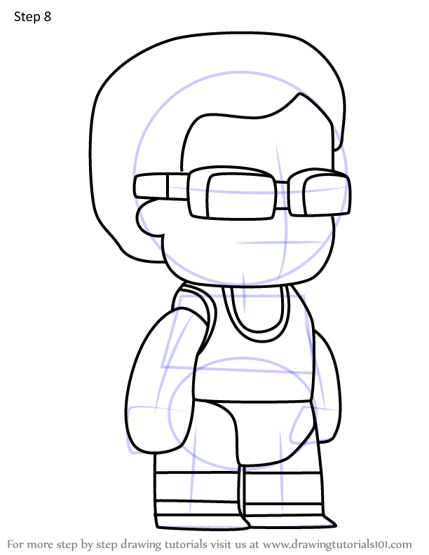 Learn How to Draw Bobby from Scribblenauts (Scribblenauts) Step by Step