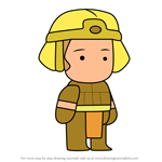 How to Draw Khronos from Scribblenauts