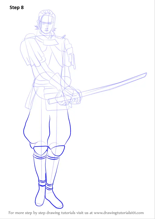 Learn How to Draw Amago Haruhisa from Sengoku BASARA (Sengoku BASARA ...