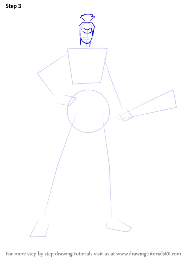 How To Draw Ashikaga Yoshiteru From Sengoku Basara (sengoku Basara 