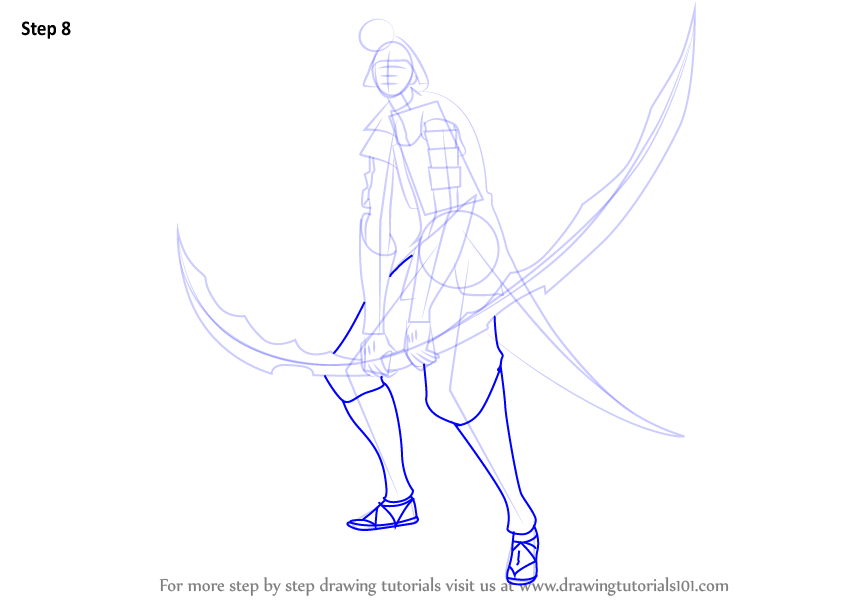 How to Draw Goto Matabei from Sengoku BASARA (Sengoku BASARA) Step by ...