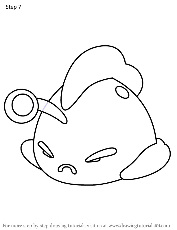 How to Draw Angler Slime from Slime Rancher 2 (Slime Rancher 2) Step by ...