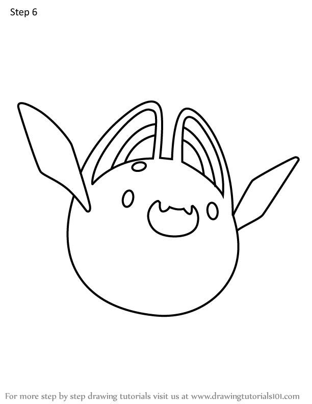 How To Draw Batty Slime From Slime Rancher 2 (slime Rancher 2) Step By 