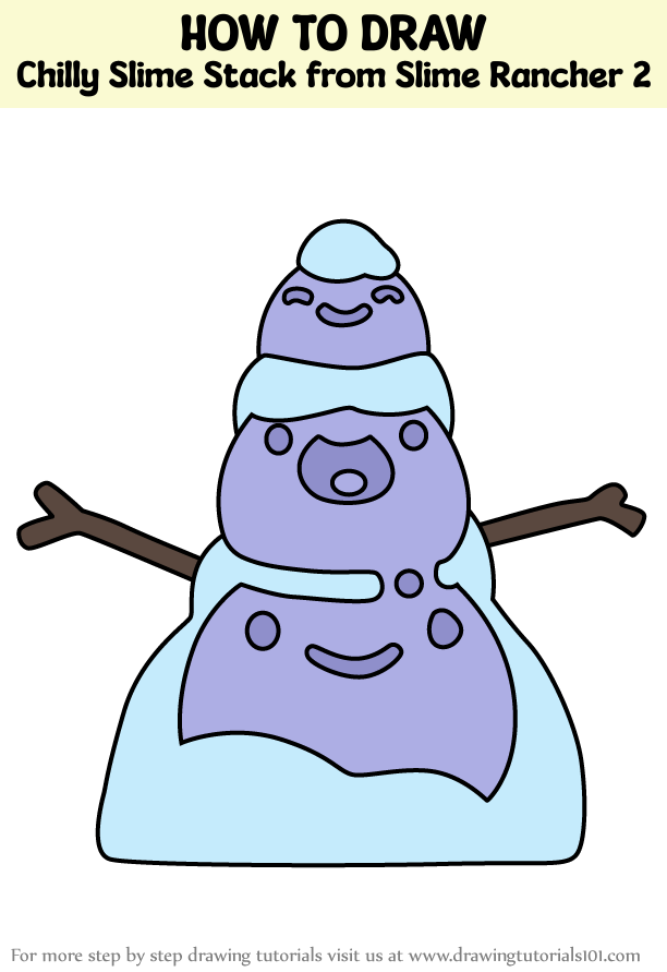 How to Draw Chilly Slime Stack from Slime Rancher 2 (Slime Rancher 2 ...