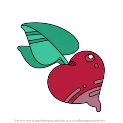 How to Draw Heart Beet from Slime Rancher 2