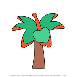 How to Draw Medium Palm from Slime Rancher 2