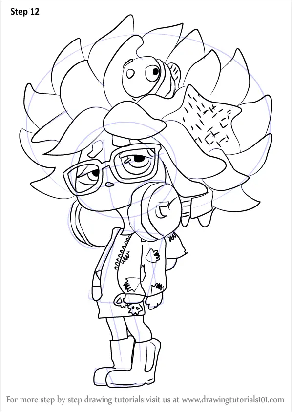 How to Draw Annie from Splatoon (Splatoon) Step by Step ...