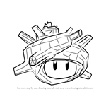 How to Draw Super Sea Snail from Splatoon