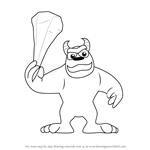 How to Draw Bentley the Yeti from Spyro